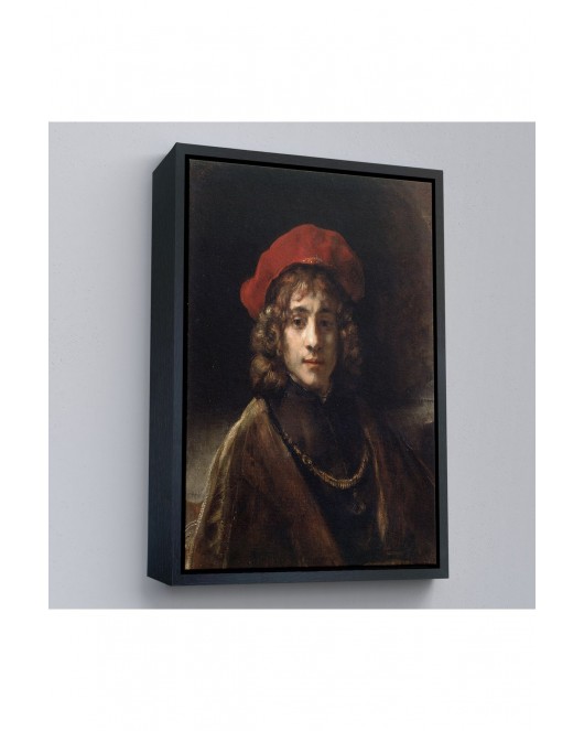 Çerçeveli Rembrandt - Sanatçının Oğlu Titus Tablo -Titus, The Artist'S Son-7438