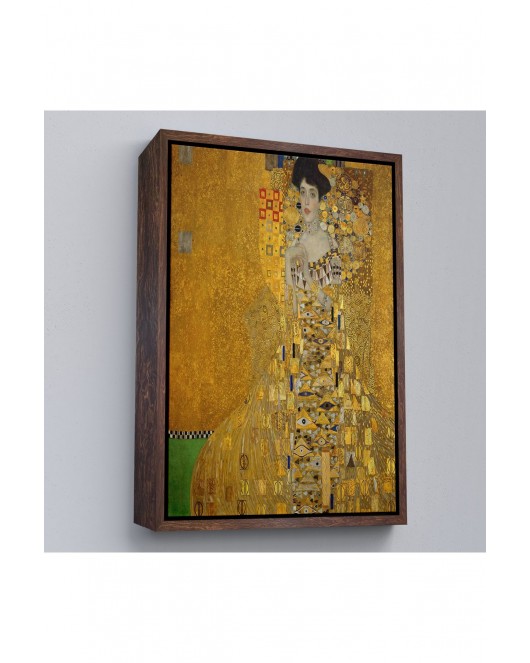 Çerçeveli Gustav Klimt - Adele Bloch-Bauer I'İn Portre Tablosu-7378