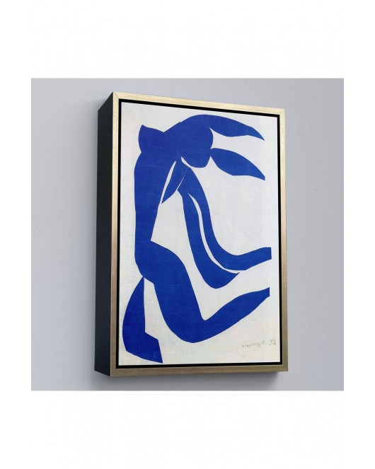Çerçeveli Henri Matisse - Akan Saçlar Tablosu - The Flowing Hair-7437