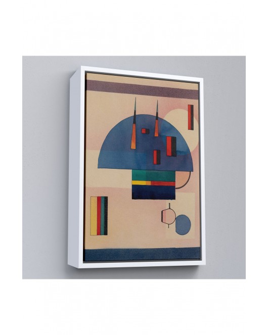 Çerçeveli Vasiliy Kandinsky - Sakin Tablosu-7486