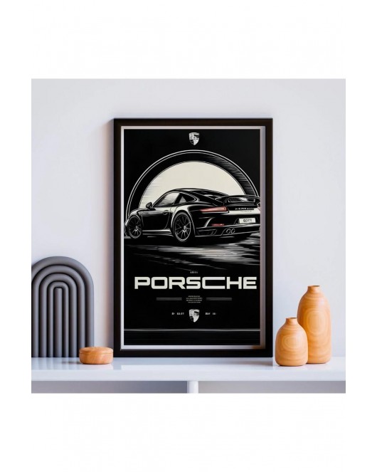 Porsche 911 Duvar Tablosu
