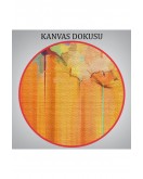 Soyut Çiçekler Yağlıboya Görünüm Dekoratif Kanvas Duvar Tablosu-3541