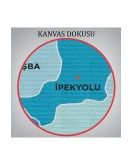 Van İli ve İlçeler Haritası Dekoratif Kanvas Tablo 1480