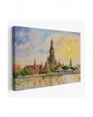 Wat Arun Tapınağı Tayland Bangkok Dekoratif Kanvas Tablo-3622