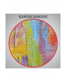 Yüksel Dokulu Soyut Yağlıboya Görünüm Dekoratif Kanvas Duvar Tablosu-3570