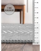 Vintage Desenli Halı, Pamuk Dokuma Pamuklu Taban Dekoratif Halı Kilim 1