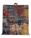 Vintage Desenli Halı, Pamuk Dokuma Pamuklu Taban Dekoratif Halı Kilim 60