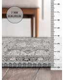 Vintage Desenli Halı, Pamuk Dokuma Pamuklu Taban Dekoratif Halı Kilim 80