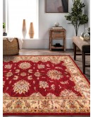 Vintage Desenli Halı, Pamuk Dokuma Pamuklu Taban Dekoratif Halı Kilim 34