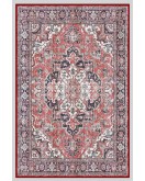 Vintage Desenli Halı, Pamuk Dokuma Pamuklu Taban Dekoratif Halı Kilim 85
