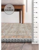 Vintage Desenli Halı, Pamuk Dokuma Pamuklu Taban Dekoratif Halı Kilim 70