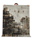 Vintage Desenli Halı, Pamuk Dokuma Pamuklu Taban Dekoratif Halı Kilim 54