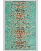 Vintage Desenli Halı, Pamuk Dokuma Pamuklu Taban Dekoratif Halı Kilim 89