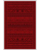 Vintage Desenli Halı, Pamuk Dokuma Pamuklu Taban Dekoratif Halı Kilim 90