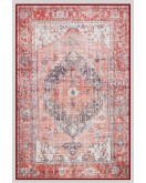 Vintage Desenli Halı, Pamuk Dokuma Pamuklu Taban Dekoratif Halı Kilim 94