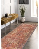 Vintage Desenli Halı, Pamuk Dokuma Pamuklu Taban Dekoratif Halı Kilim 72