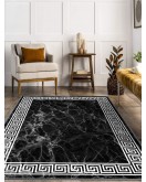 Vintage Desenli Halı, Pamuk Dokuma Pamuklu Taban Dekoratif Halı Kilim 13