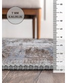 Vintage Desenli Halı, Pamuk Dokuma Pamuklu Taban Dekoratif Halı Kilim 17