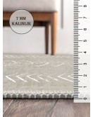 Vintage Desenli Halı, Pamuk Dokuma Pamuklu Taban Dekoratif Halı Kilim 21