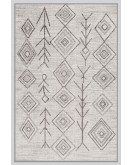 Vintage Desenli Halı, Pamuk Dokuma Pamuklu Taban Dekoratif Halı Kilim 78