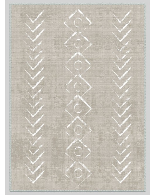 Vintage Desenli Halı, Pamuk Dokuma Pamuklu Taban Dekoratif Halı Kilim 21