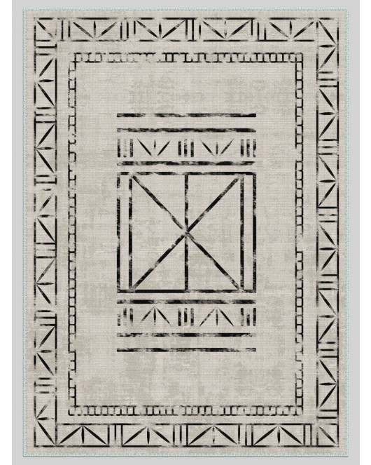 Vintage Desenli Halı, Pamuk Dokuma Pamuklu Taban Dekoratif Halı Kilim 22