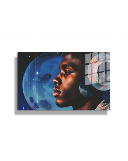 Popart Digital Sanatlar,3d Dekoratif Baskı Yatay Cam Tablo 63