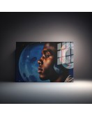 Popart Digital Sanatlar,3d Dekoratif Baskı Yatay Cam Tablo 63