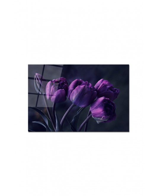 Antibakteriyel Cam Kesme Tahtası | Baskılı Kesim Tablası | 25 x 35 cm