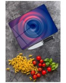 Mavi Cam Kesme Tahtası 25 x 35 cm
