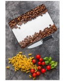 Kahve Çekirdekleri Cam Kesme Tahtası 25 x 35 cm