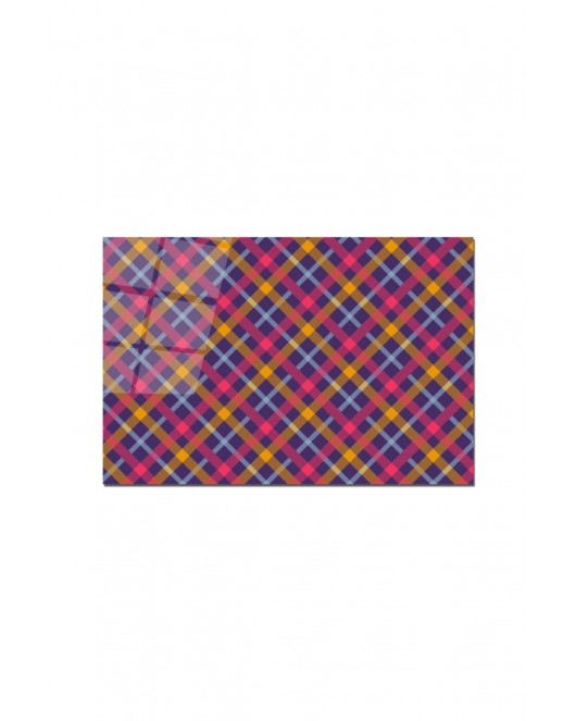 Antibakteriyel Cam Kesme Tahtası | Baskılı Kesim Tablası | 25 x 35 cm