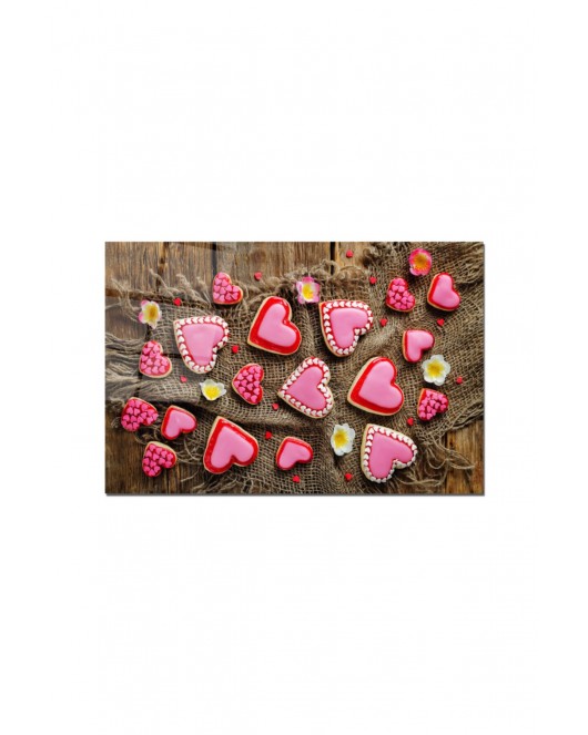 Cam Kesme Tahtası | Baskılı Kesim Tablası 25 x 35 cm