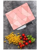 Pembe | Cam Kesme Tahtası | 25 x 35 cm
