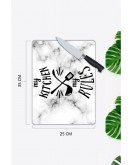 My Kitchen My Rules | Cam Kesme Tahtası | 25 x 35 cm