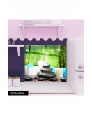 Cam Ocak Arkası Koruyucu | Mum