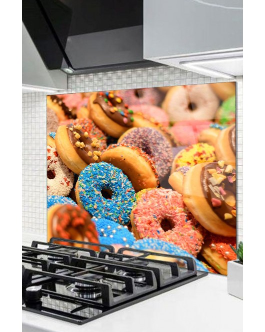Cam Ocak Arkası Koruyucu Ankastre Arkası Koruyucu | Donut